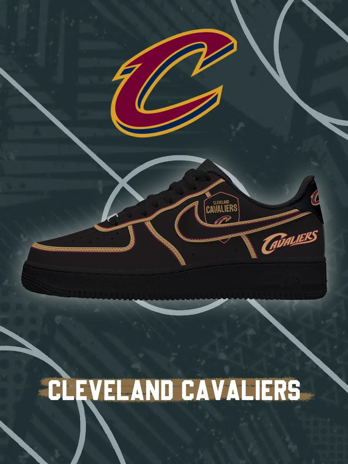 Cleveland Basketball V.3 Custom Sneakers