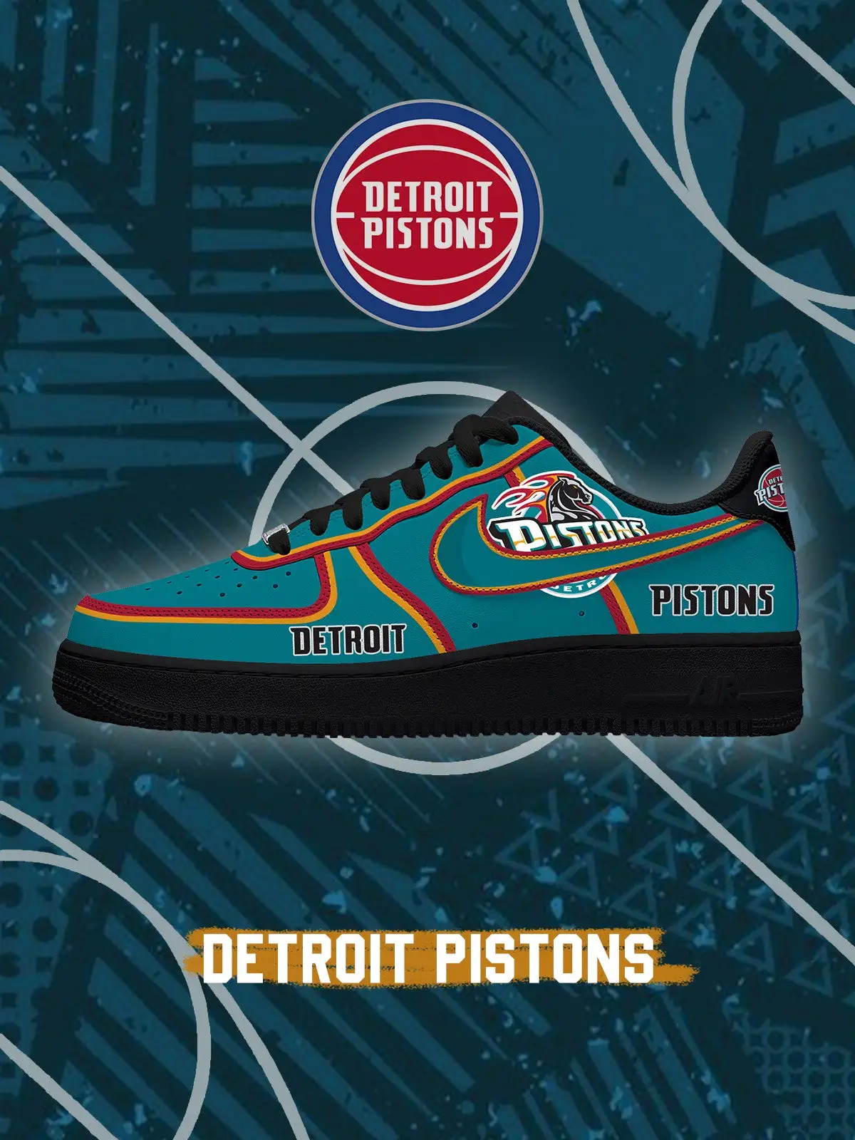 Detroit Basketball V.4 Custom Sneakers