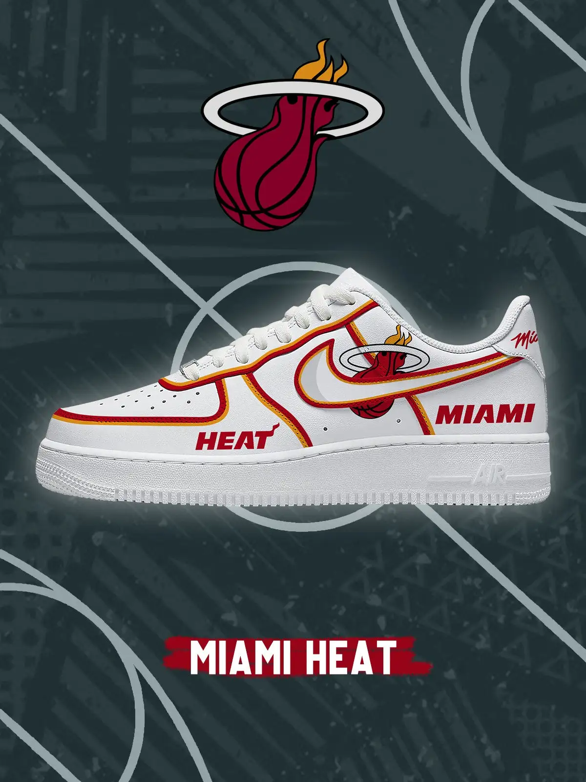 Miami Basketball V.3 Custom Sneakers