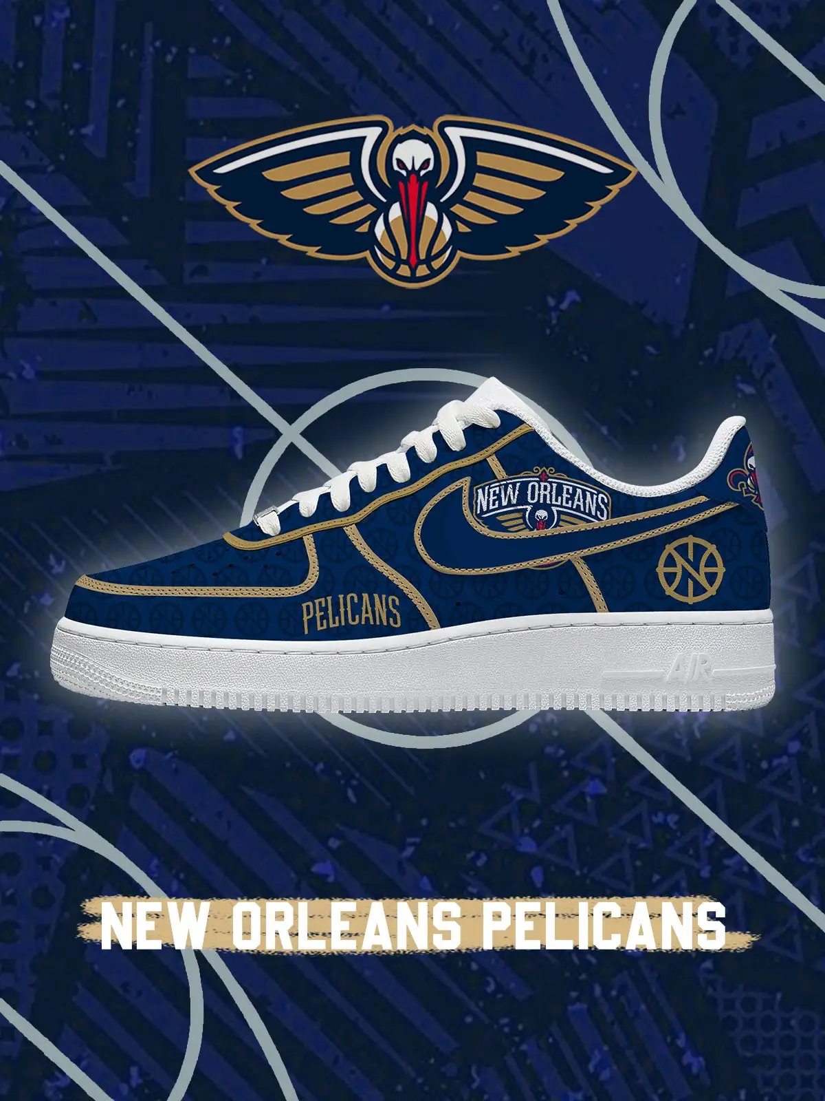 New Orleans Basketball V.3 Custom Sneakers