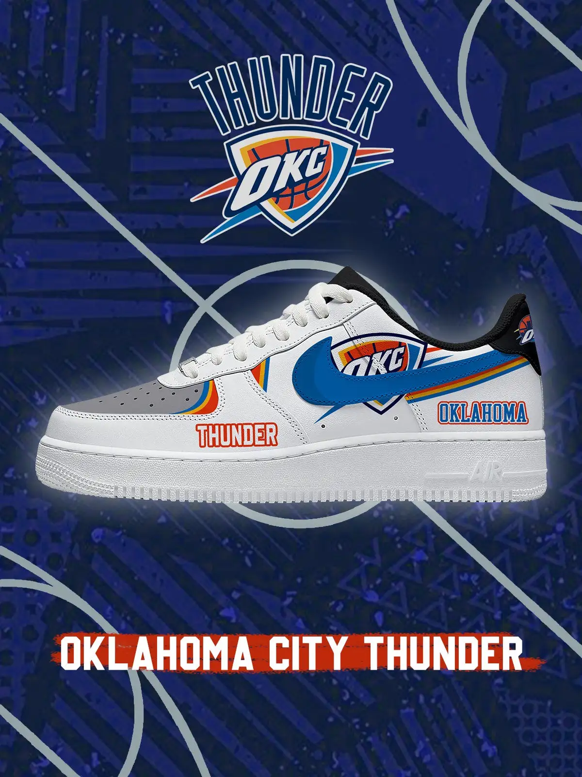 Oklahoma City Basketball V.2 Custom Sneakers