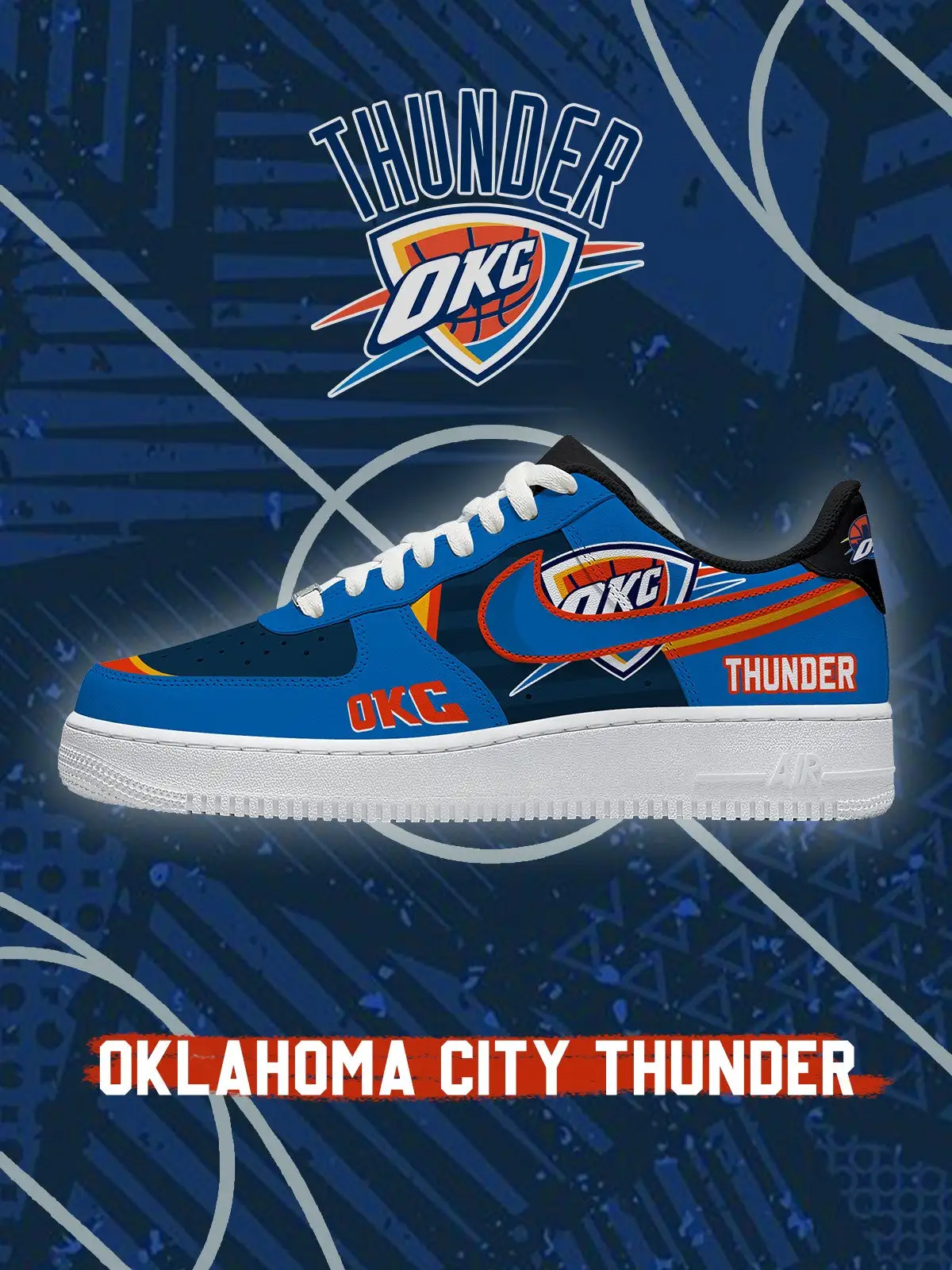 Oklahoma City Basketball V.4 Custom Sneakers