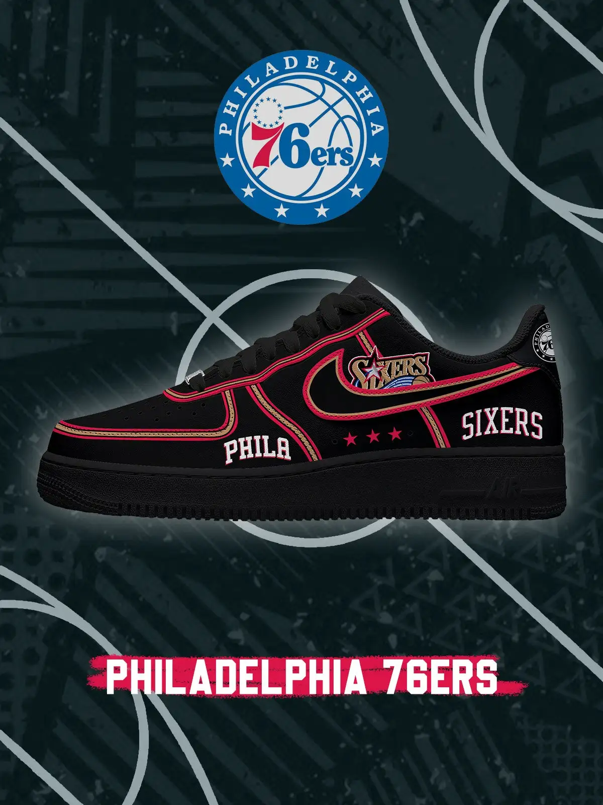 Philadelphia Basketball V.4 Custom Sneakers