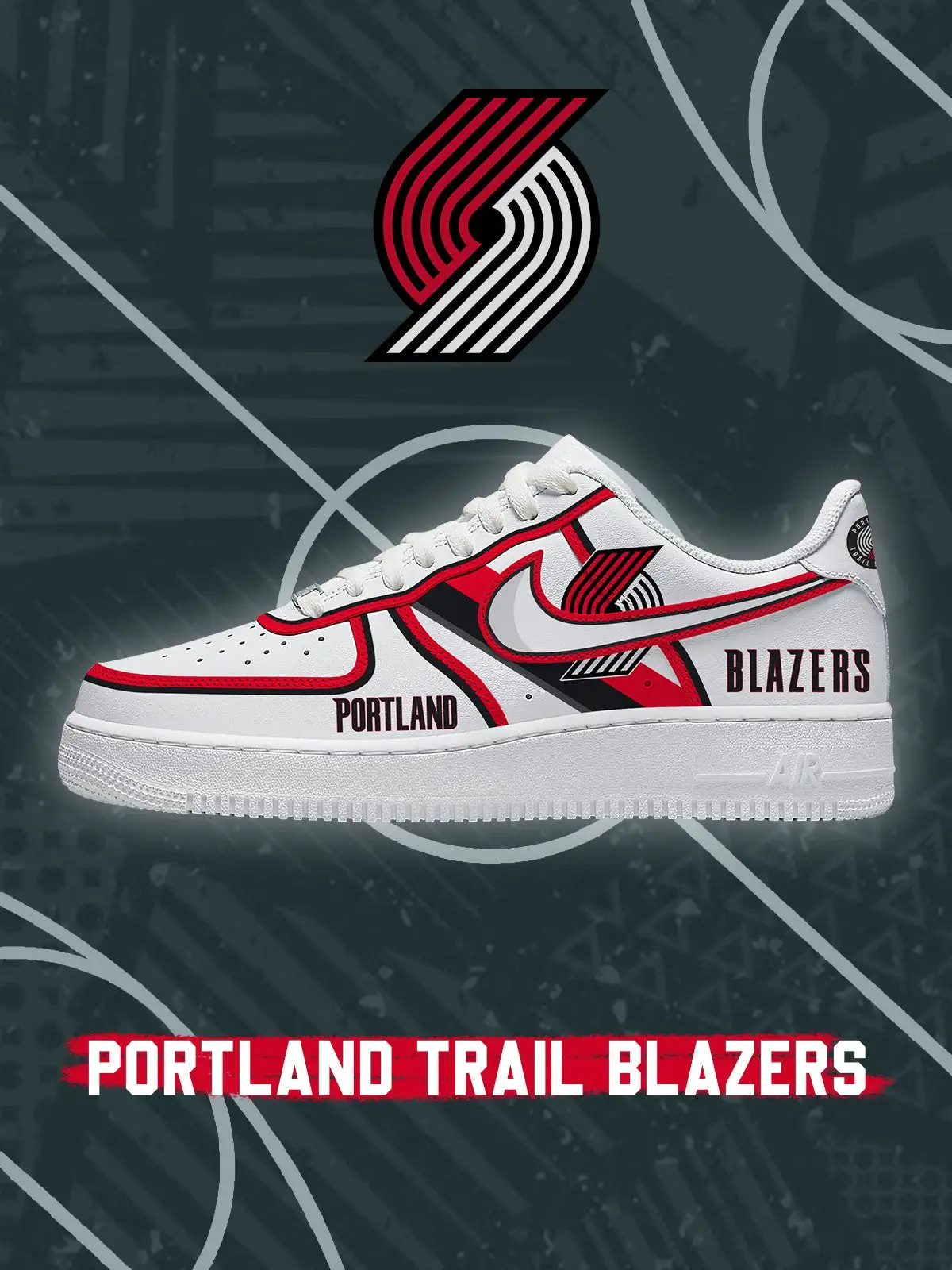Portland Trail Basketball V.3 Custom Sneakers