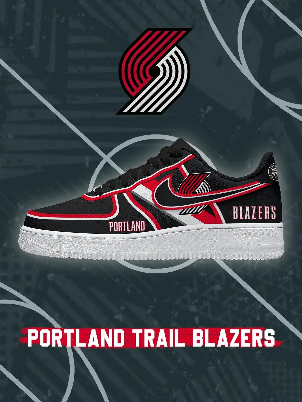 Portland Trail Basketball V.4 Custom Sneakers