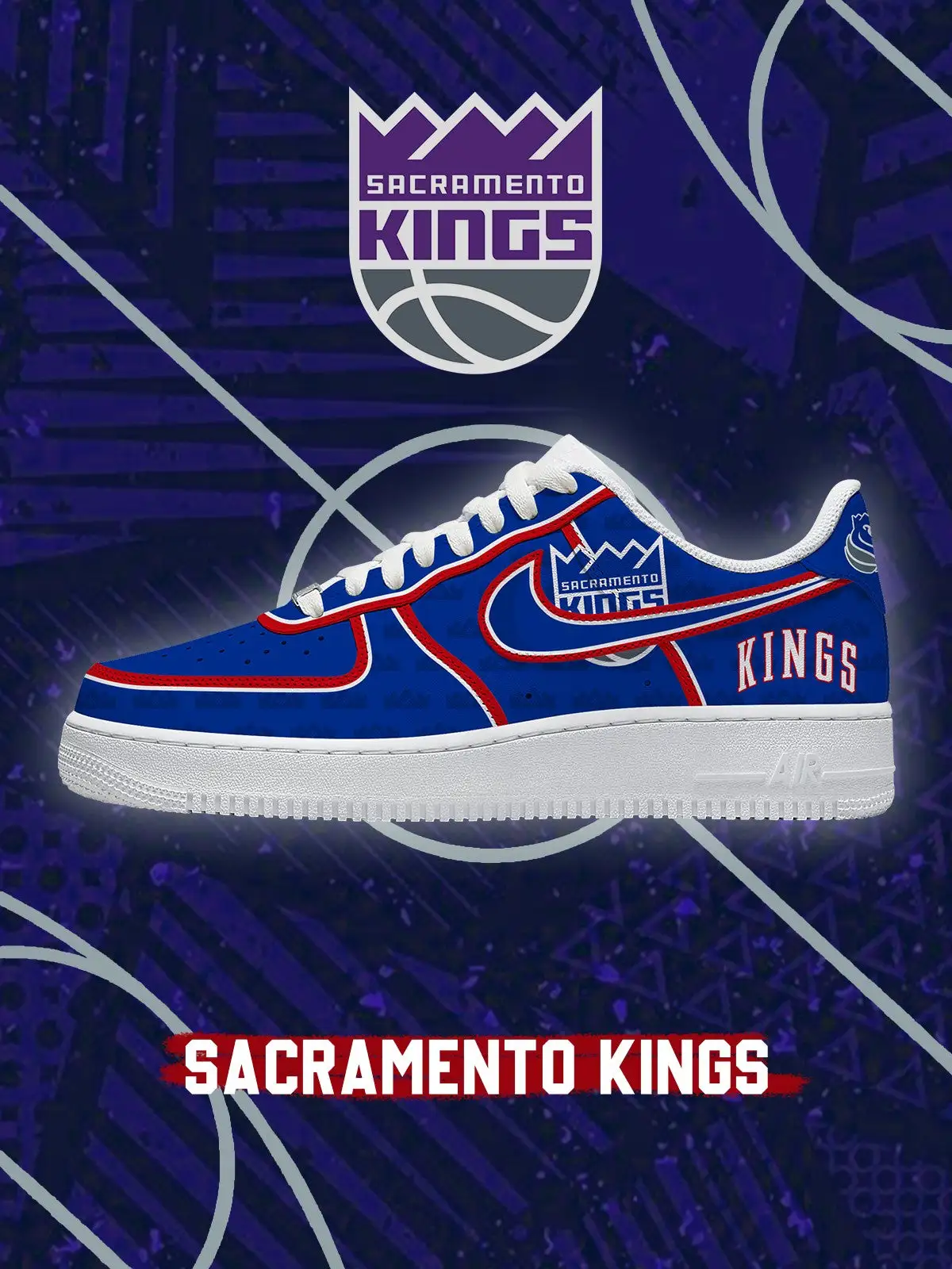 Sacramento Basketball V.2 Custom Sneakers