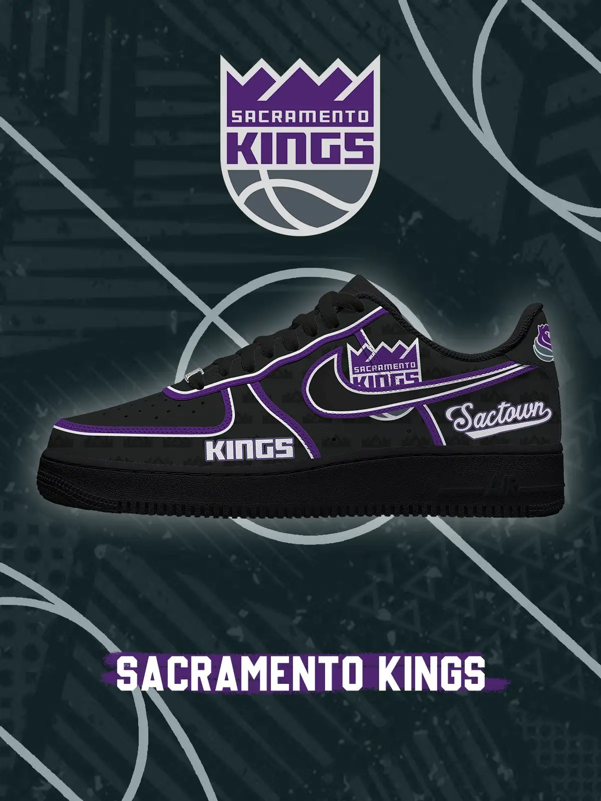 Sacramento Basketball V.4 Custom Sneakers