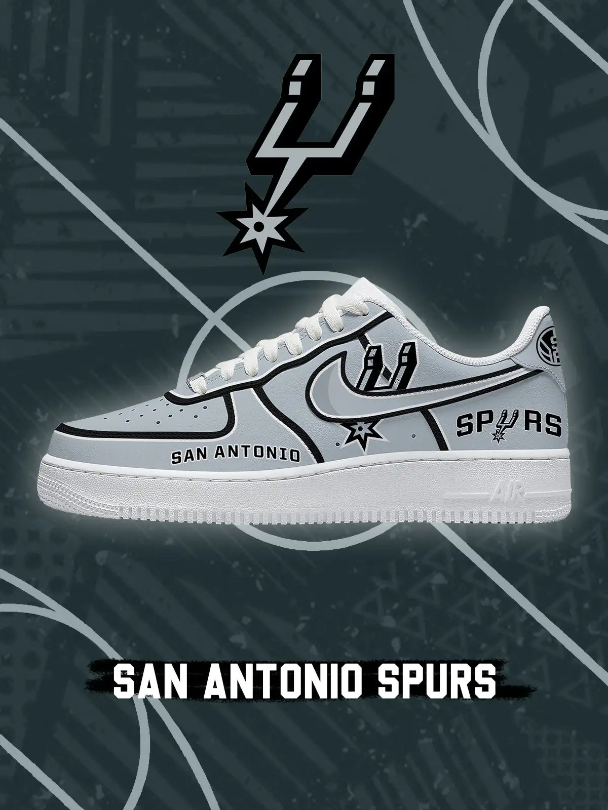 San Antonio Basketball V.3 Custom Sneakers