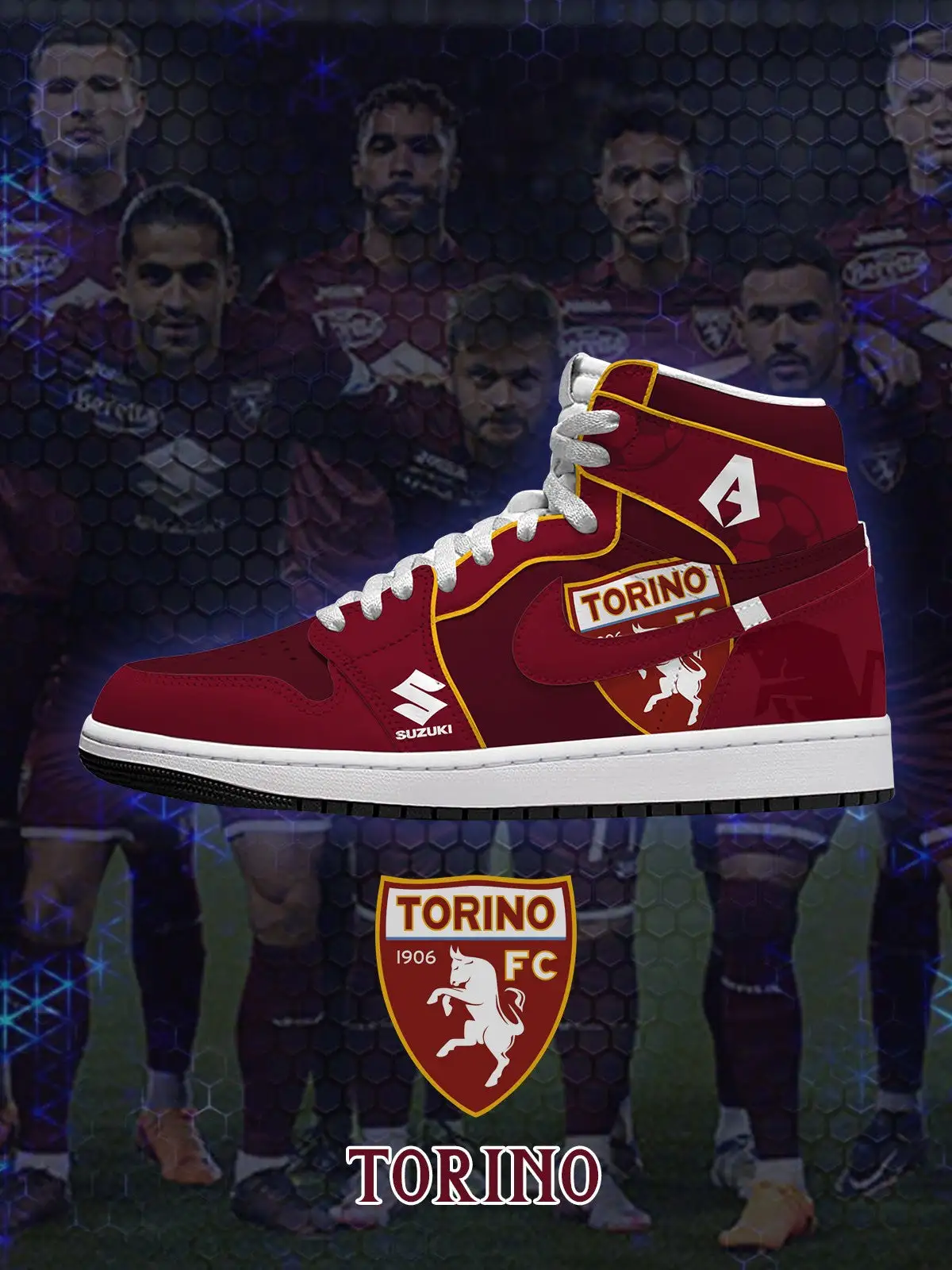 Torino V.1 Custom High-Top Sneakers