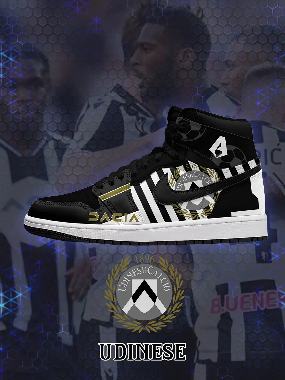 Udinese V.1 Custom High-Top Sneakers