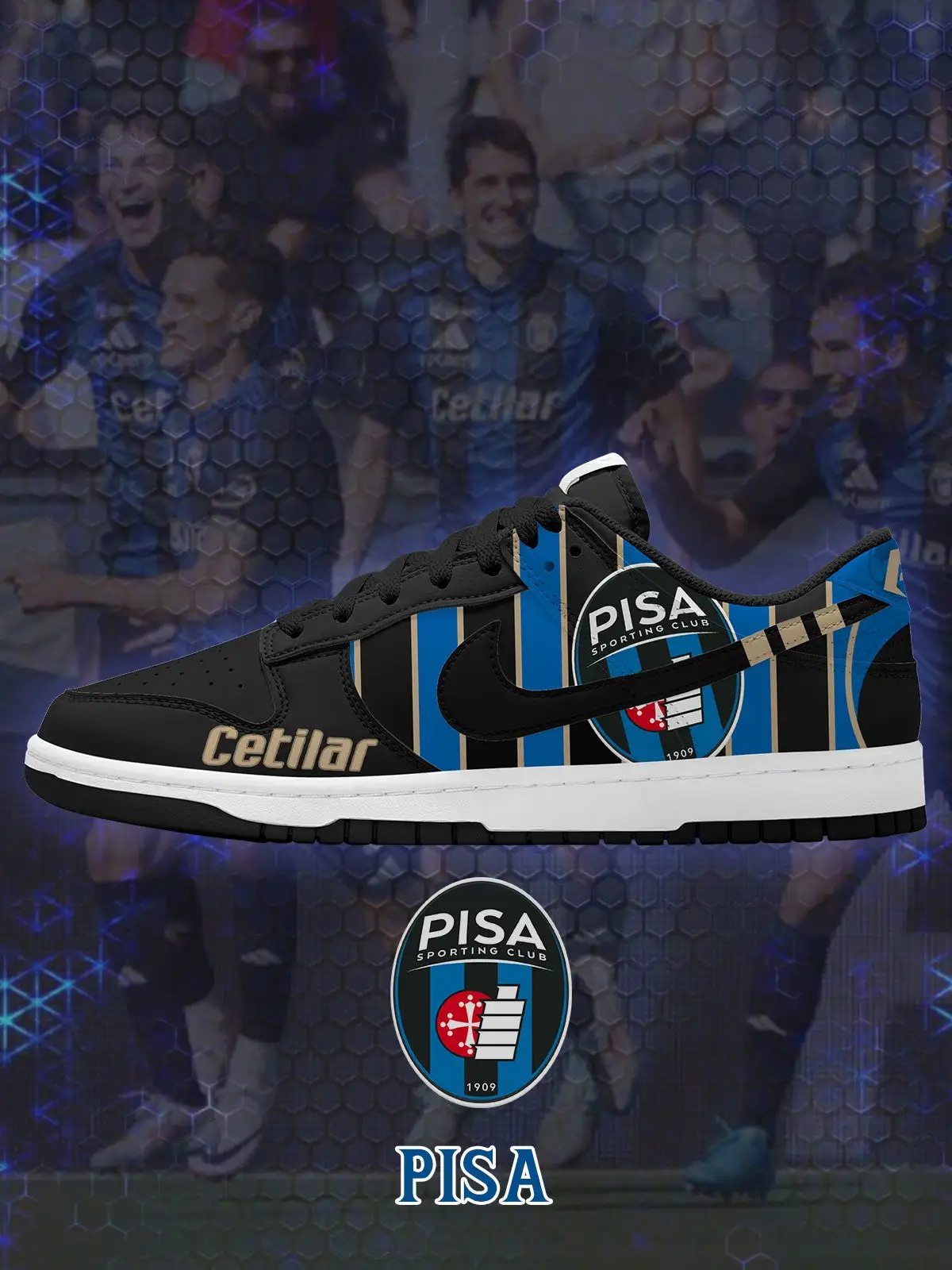 Pisa V.1 Custom Court-Low Sneakers